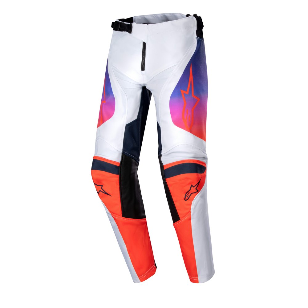 ALPINESTARS Racer Hoen Kinder Motocross Hose grau orange blau