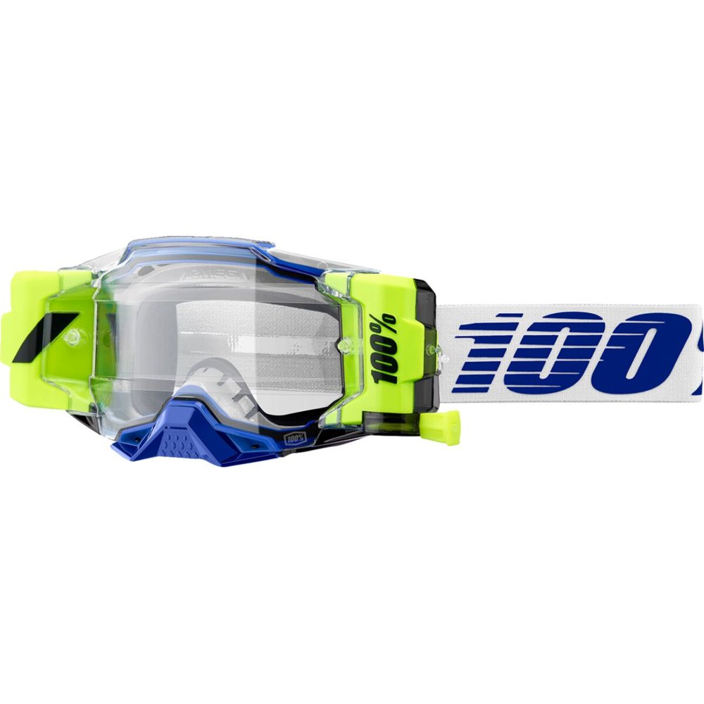 100% Armega blau Brille mit Forecast Roll-Off klar 100% Armega blau Brille mit Forecast Roll-Off klar
