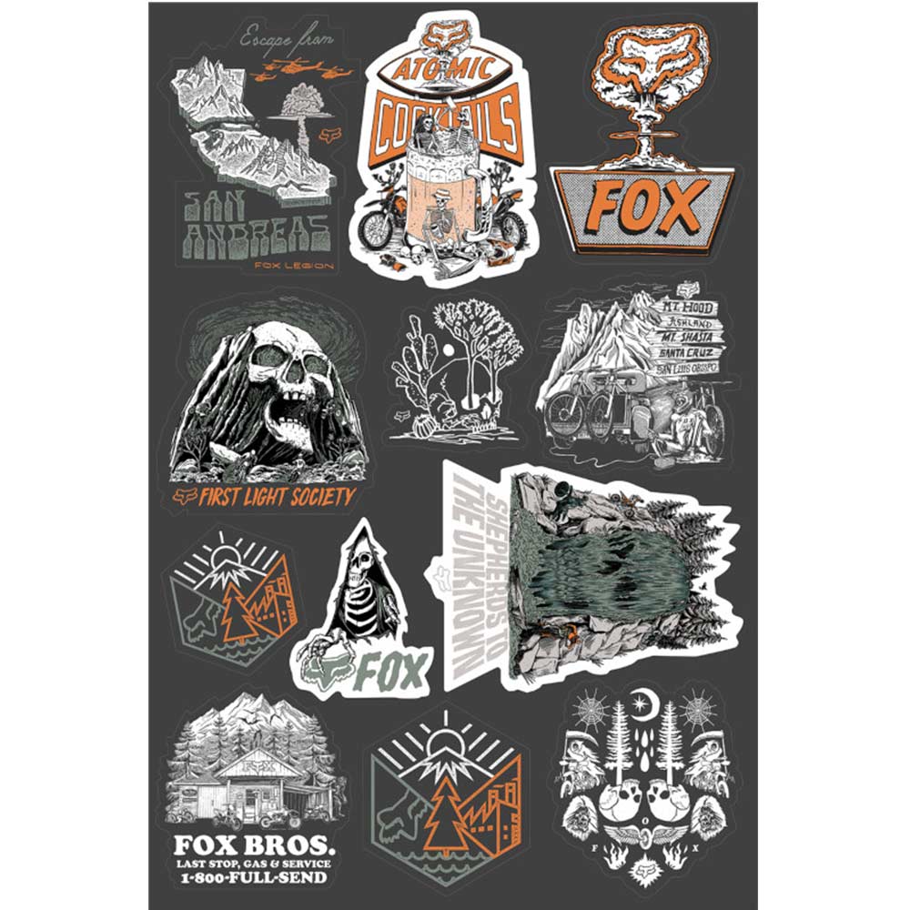 FOX ATLAS STICKER KIT Aufkleber Open Miscellaneous