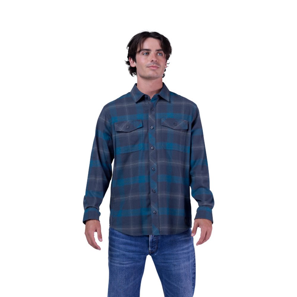 FOX SURVIVALIST CORE FLANNEL LS Hemd Midnight