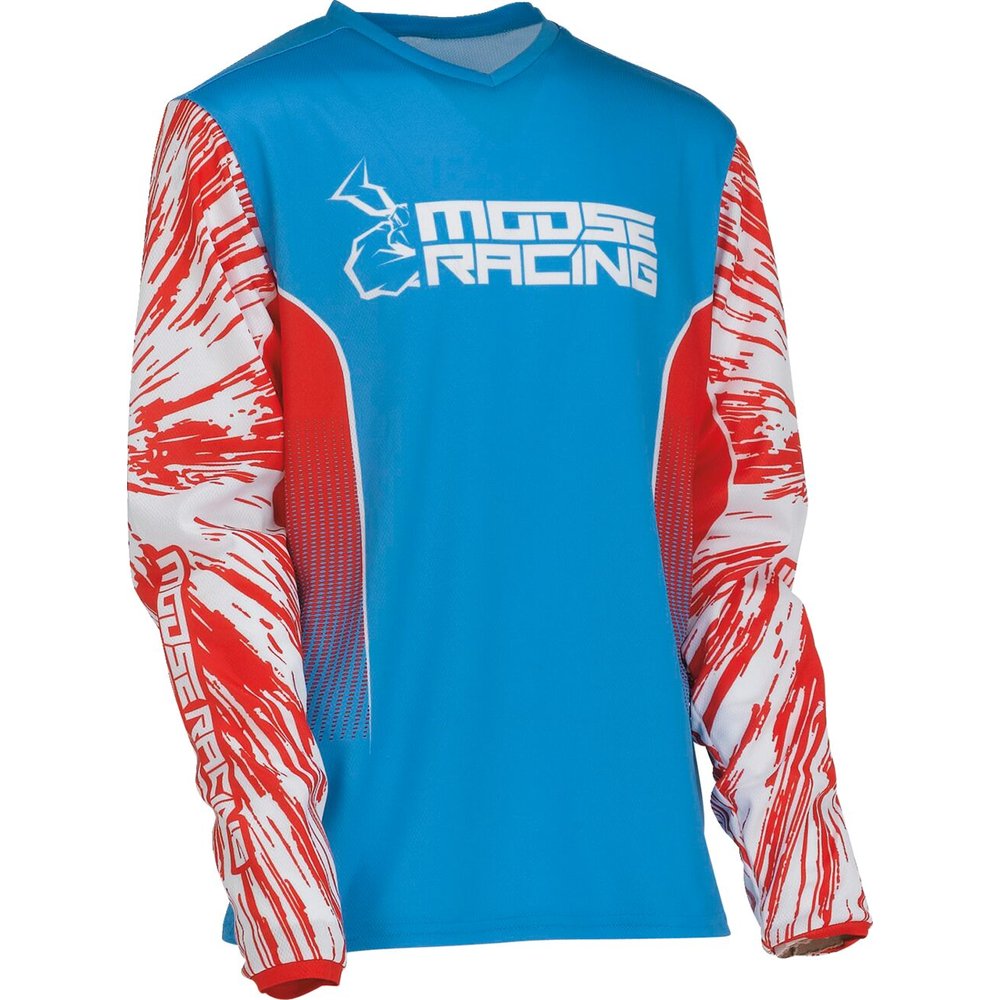MOOSE RACING Agroid Youth Kinder Jersey rot weiss blau MOOSE RACING Agroid Youth Kinder Jersey rot weiss blau