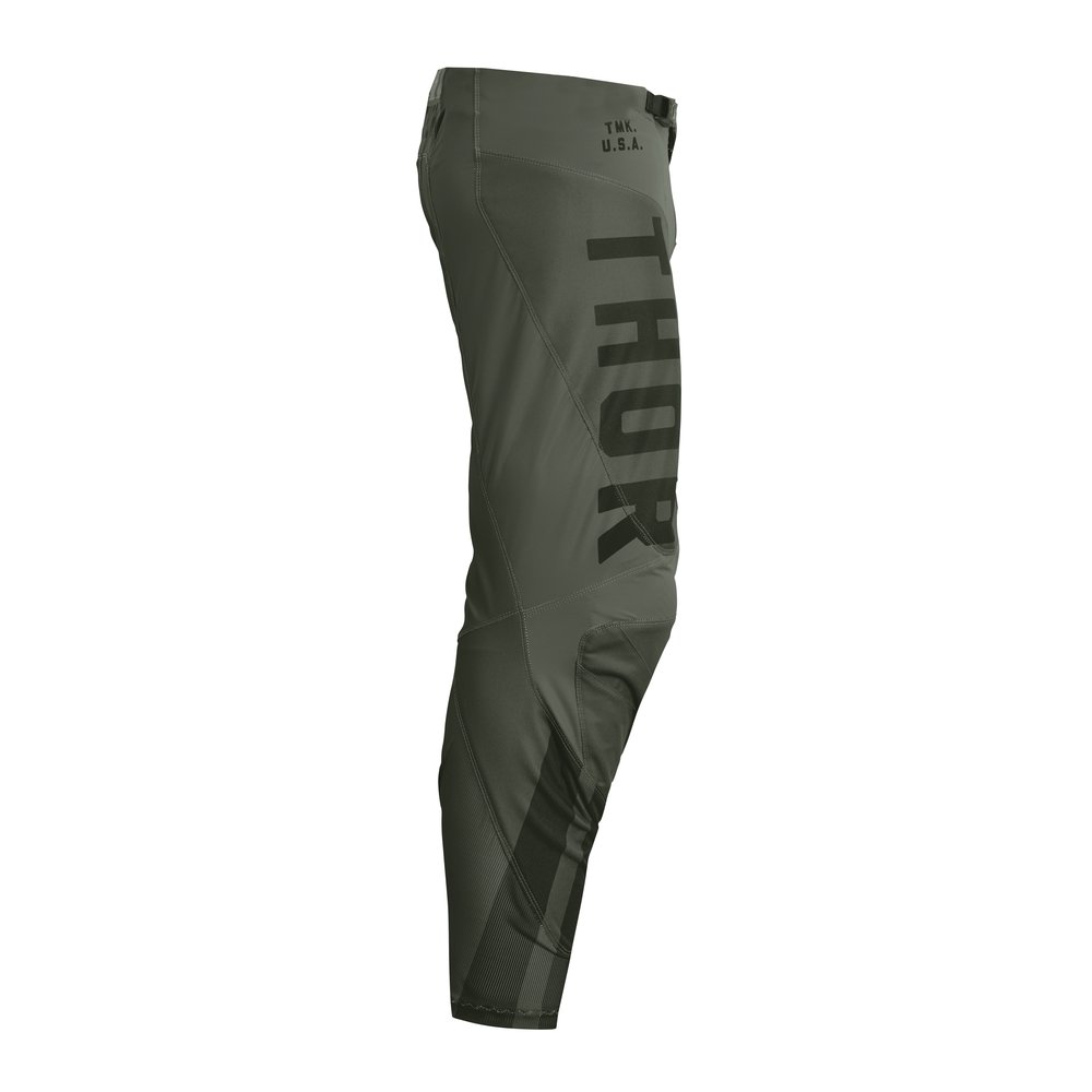 THOR Pulse Combat Kinder Motocross Hose army grün