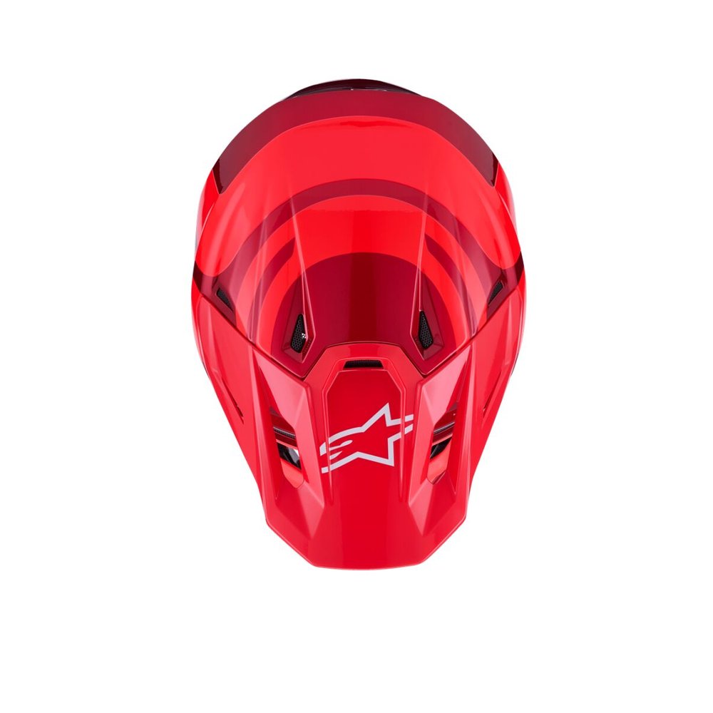 ALPINESTARS Supertech M7 Core Motocross Helm rot-glossy