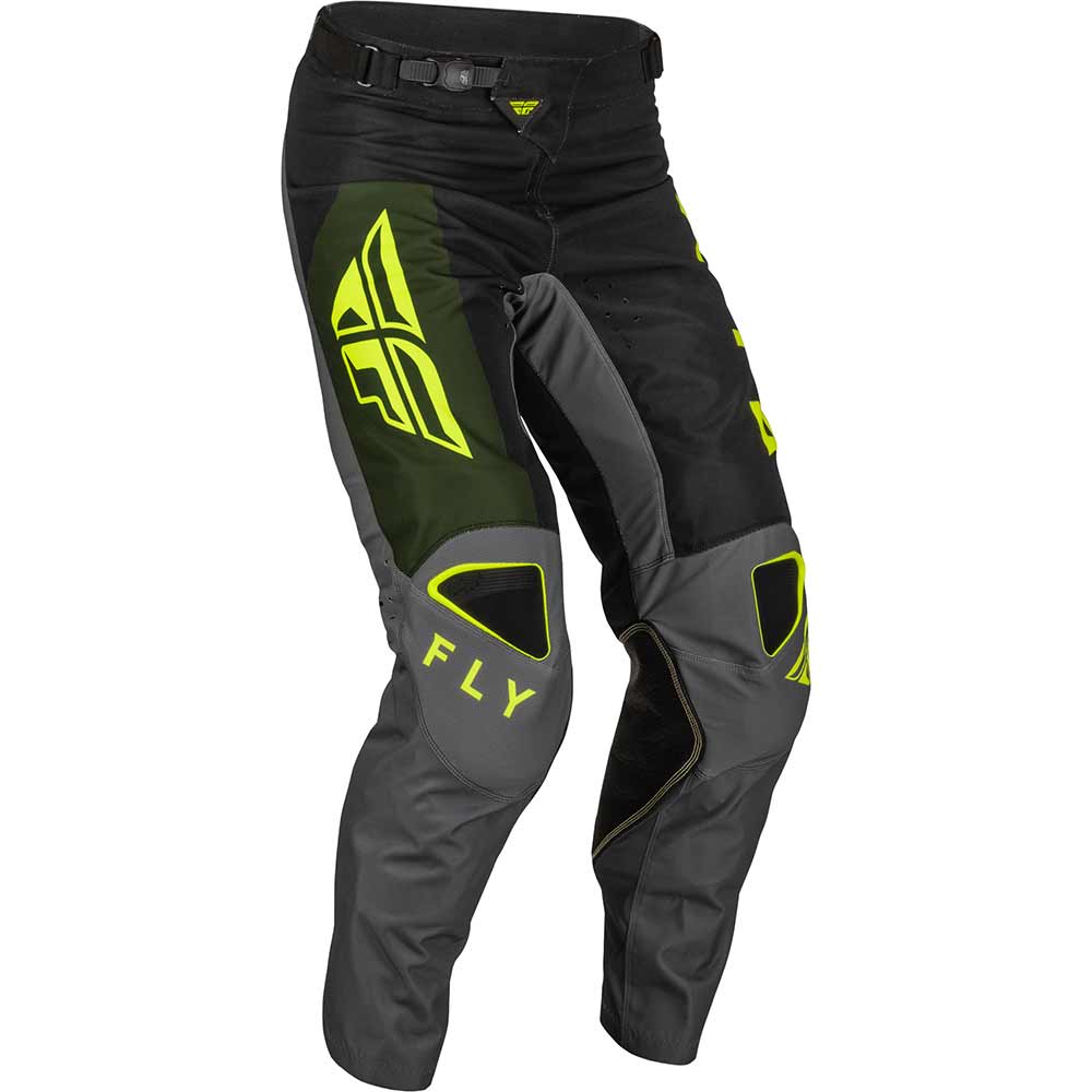 FLY Kinetic Jet Motocross Hose olive gelb FLY Kinetic Jet Motocross Hose olive gelb