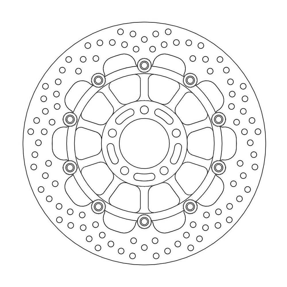 MOTO-MASTER Bremsscheibe Halo vorne