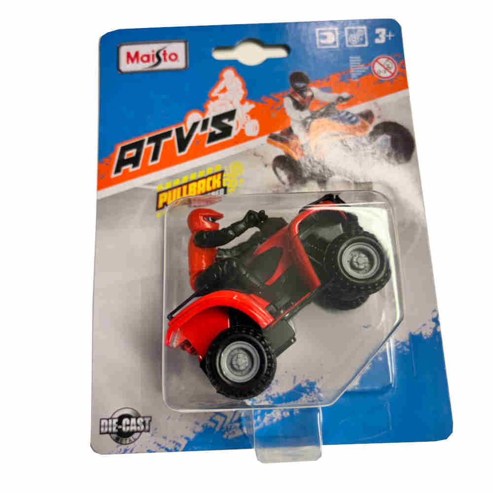 MAISTO ATV Pullback Quad 250 rot schwarz