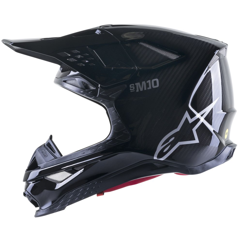 ALPINESTARS Supertech M10 Solid Carbon Motocross Helm schwarz ALPINESTARS Supertech M10 Solid Carbon Motocross Helm schwarz