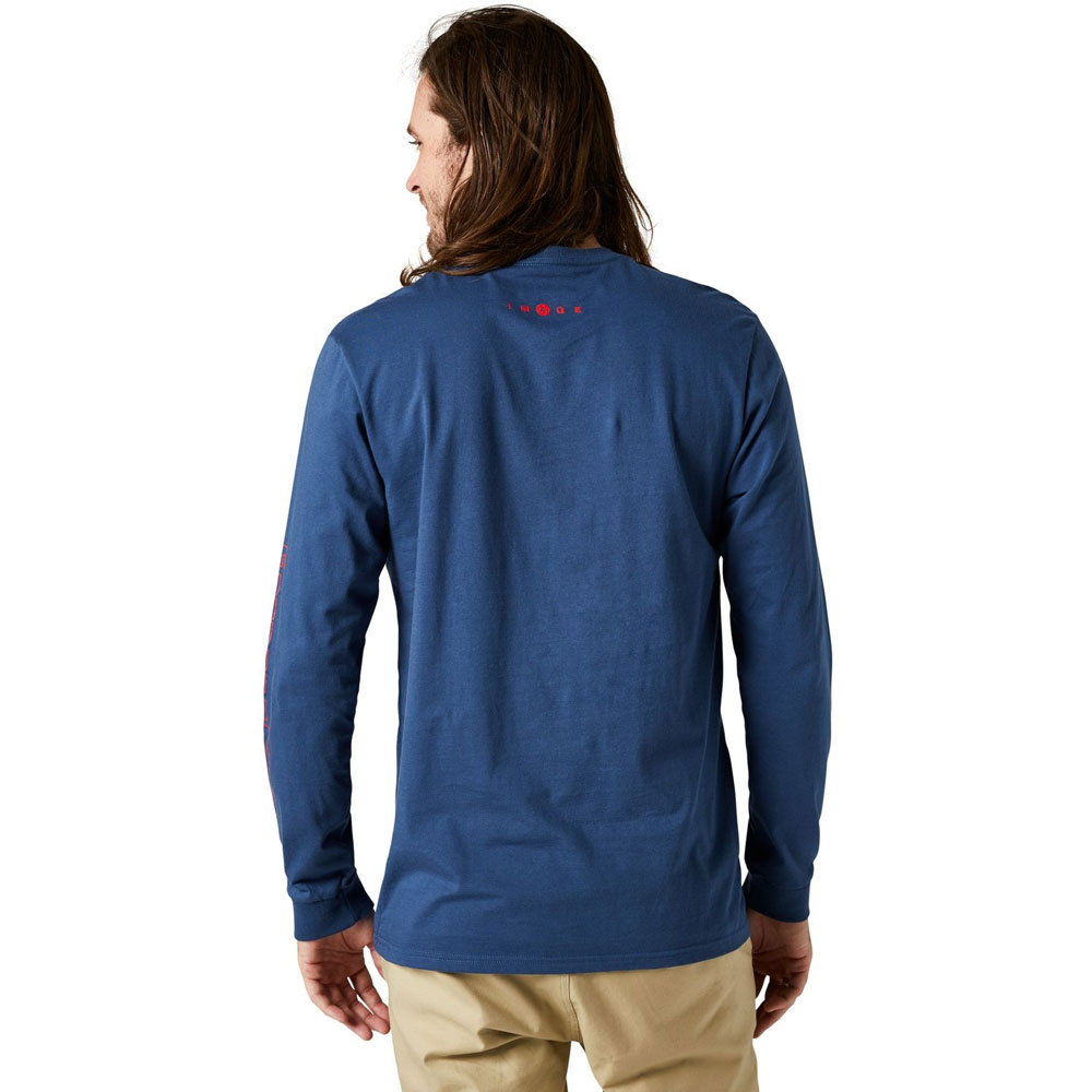 FOX Skarz Longsleeve dark indigo blau FOX Skarz Longsleeve dark indigo blau