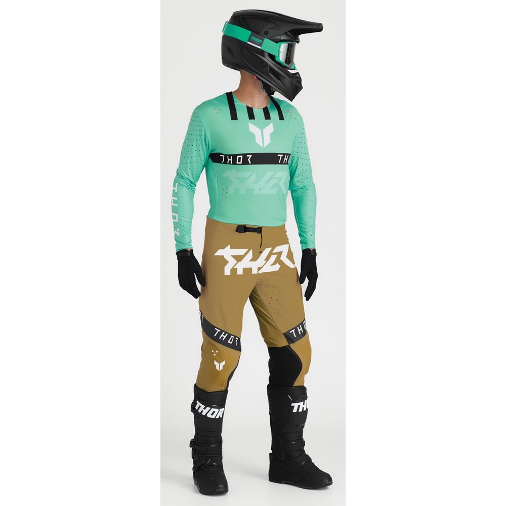 THOR Sportsmode Motocross Hose Flite tan kupfer weiss THOR Sportsmode Motocross Hose Flite tan kupfer weiss