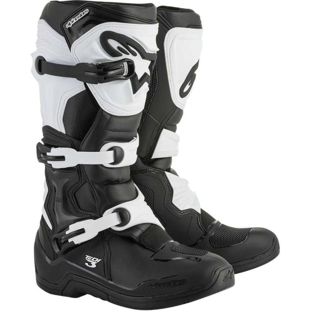 ALPINESTARS Tech 3 Motocross Stiefel weiss schwarz