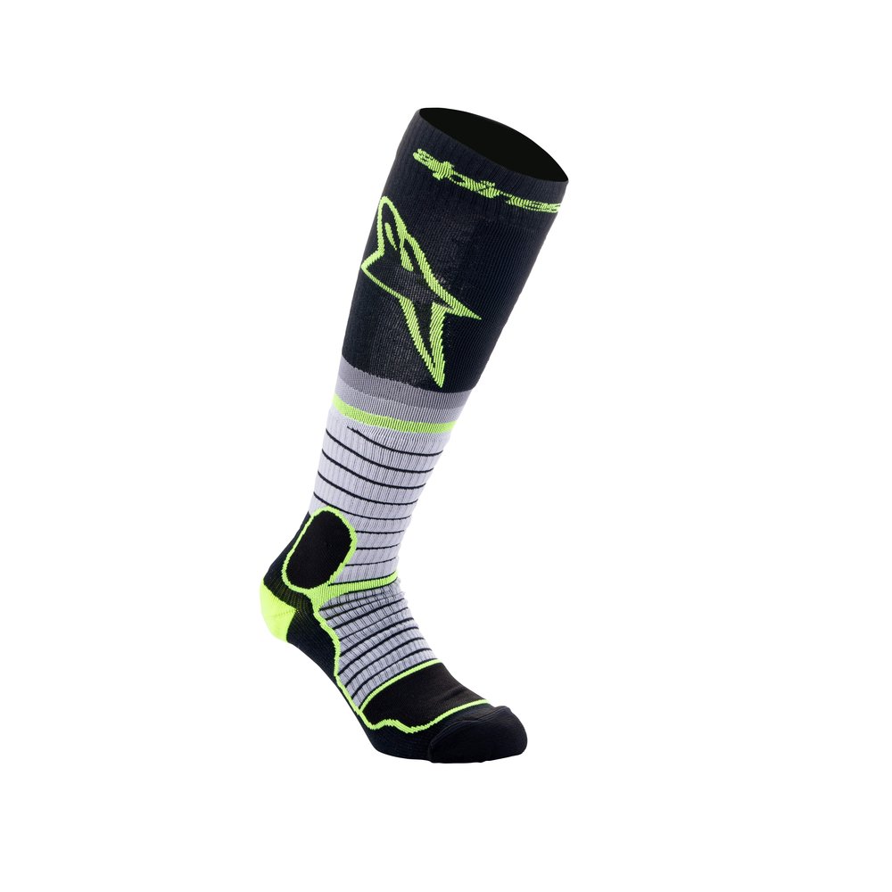 ALPINESTARS MX Pro Socken schwarz grau gelb