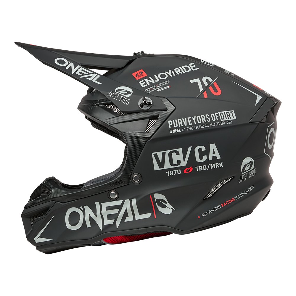 ONEAL 5SRS Polyacrylite Helm Brand schwarz/grau ONEAL 5SRS Polyacrylite Helm Brand schwarz/grau