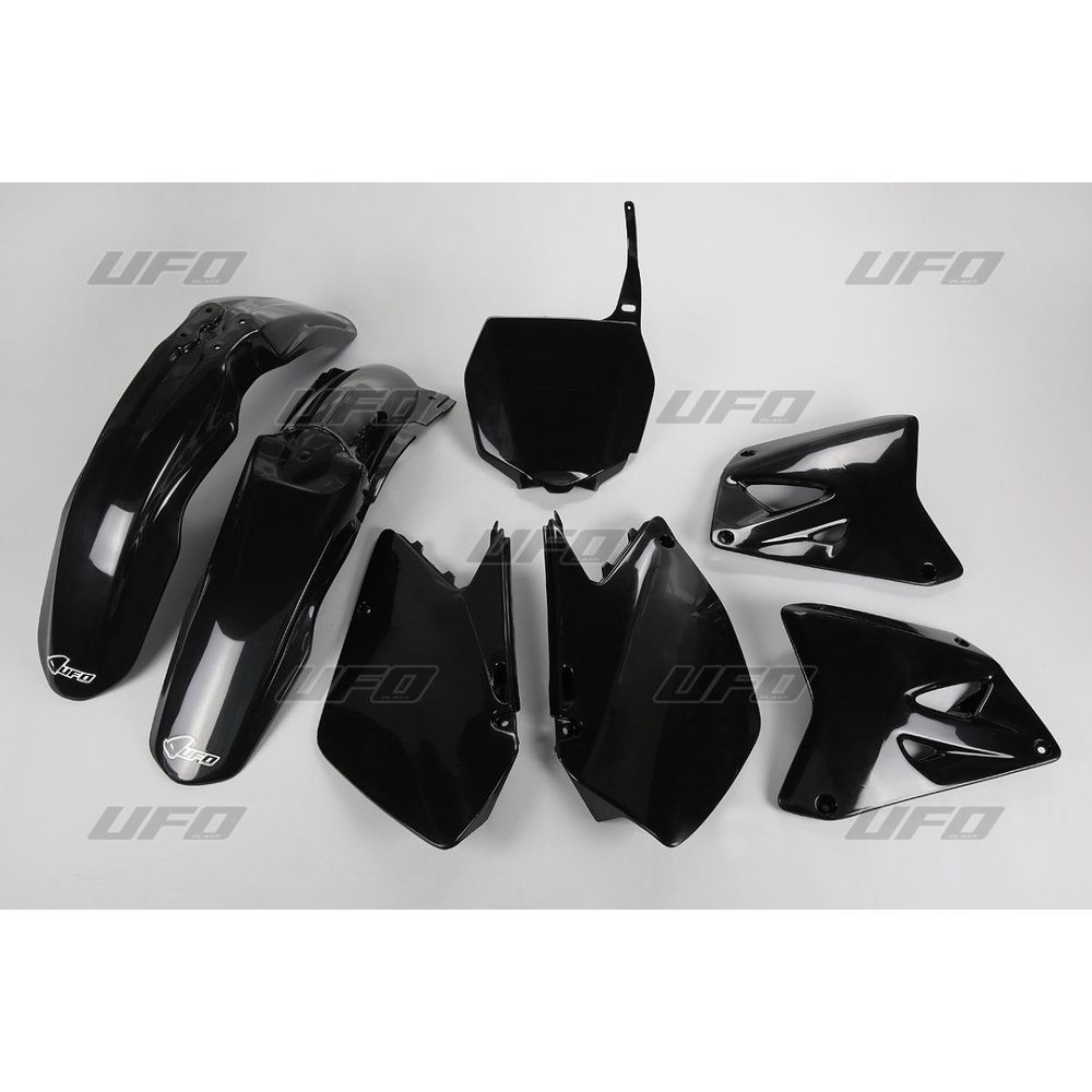 UFO Komplettes Karosserie-Kit Plastikteile Suzuki RM125/250 06-12 (ausgeschlossen USA) schwarz