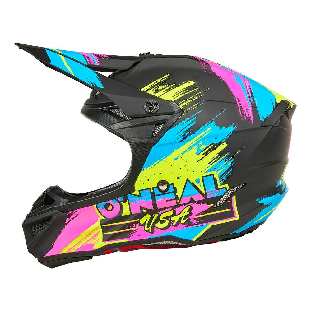 ONEAL 5SRS Polyacrylite Helm Reseda schwarz/neon