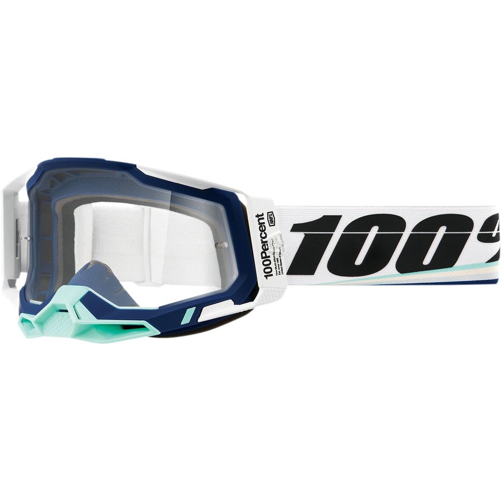 100% Racecraft 2 Brille Asham klar