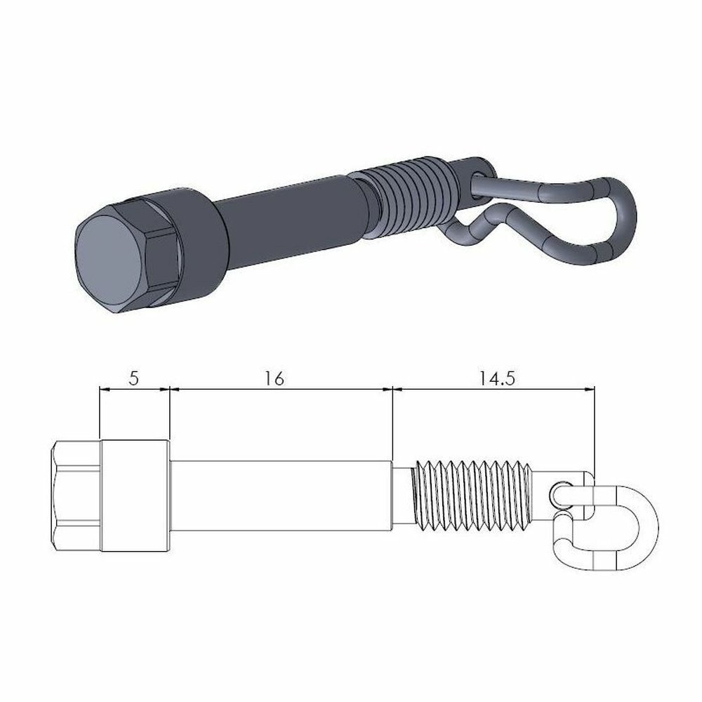 MOTO-MASTER Bremssattelbolzen