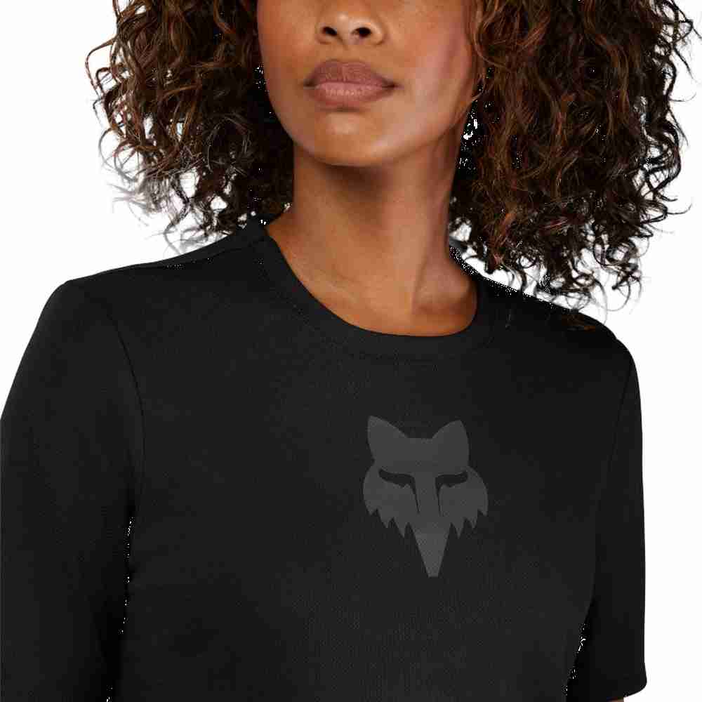 FOX WOMEN RANGER MTB FOX HEAD Jersey kurzärmlig Schwarz