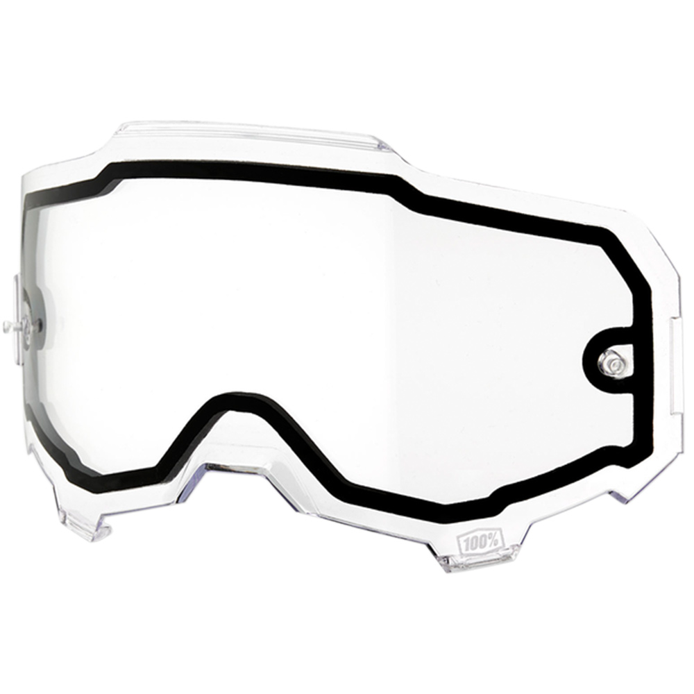 100% Armega Dual Doppel-Ersatzscheibe klar