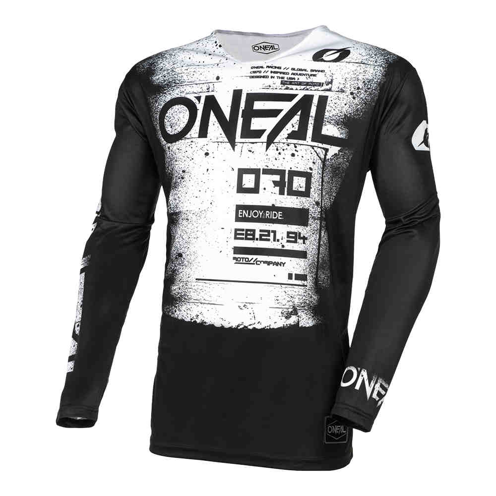 ONEAL Mayhem Scarz Jersey schwarz weiss ONEAL Mayhem Scarz Jersey schwarz weiss