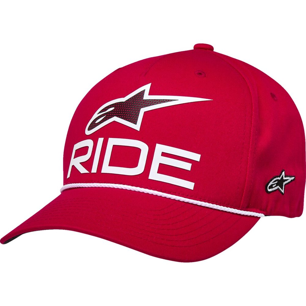 ALPINESTARS Kappe Cap Curved Snapback Ride Comp rot ALPINESTARS Kappe Cap Curved Snapback Ride Comp rot