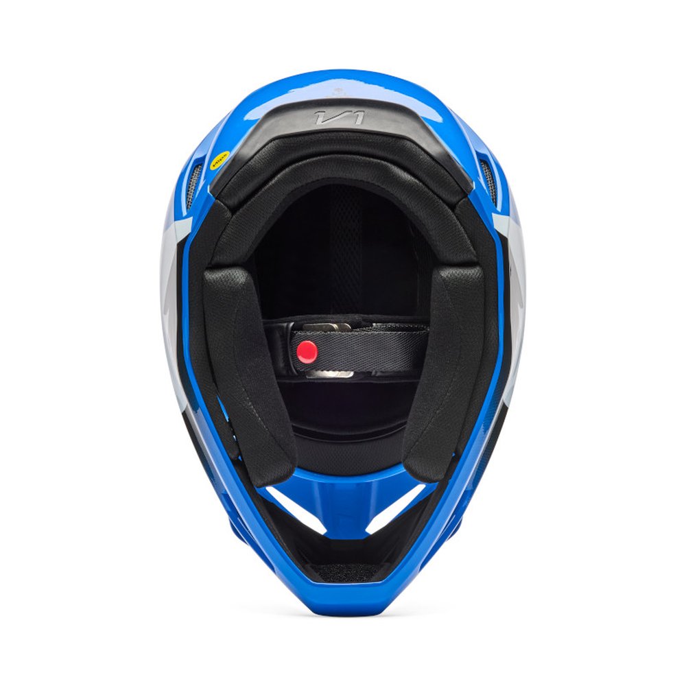 FOX V1 SHIELD Motocross Helm Blau