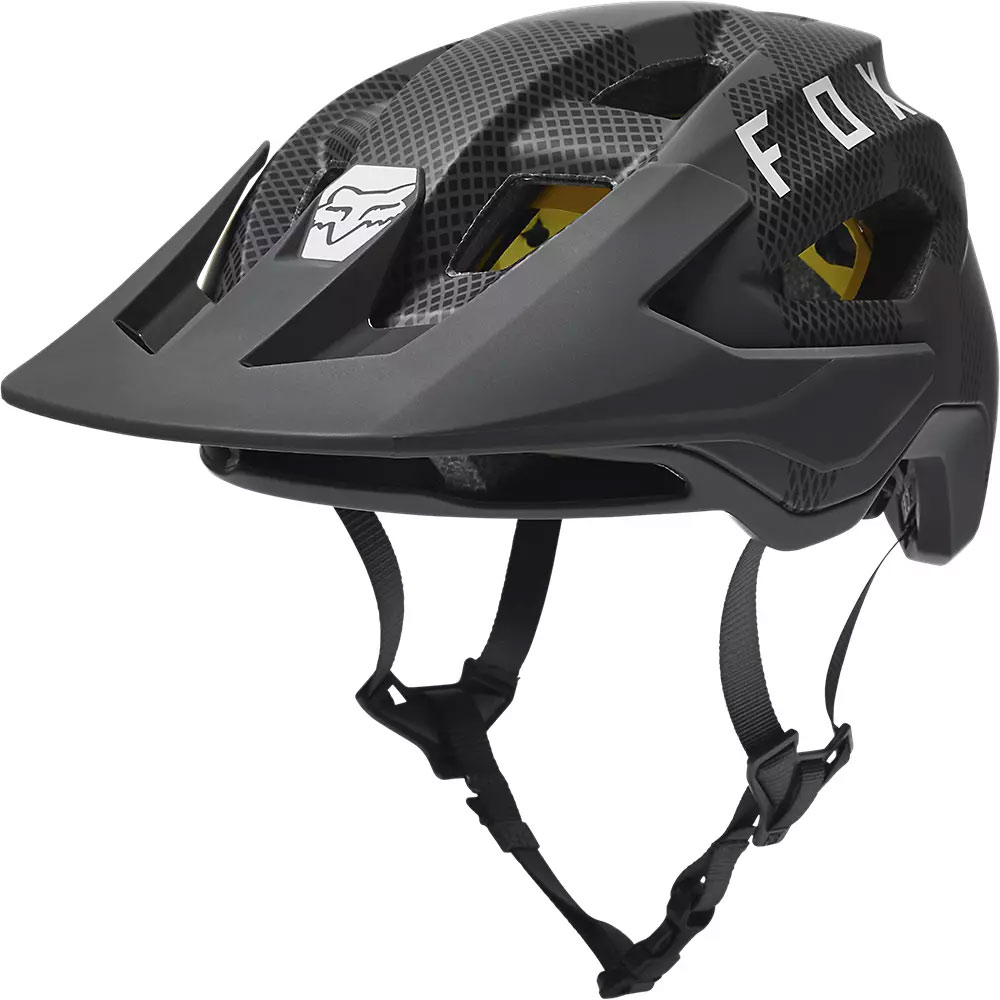 FOX Speedframe MTB Helm grau camo