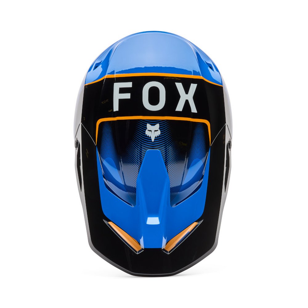 FOX V1 COLLECT Motocross Helm Blau