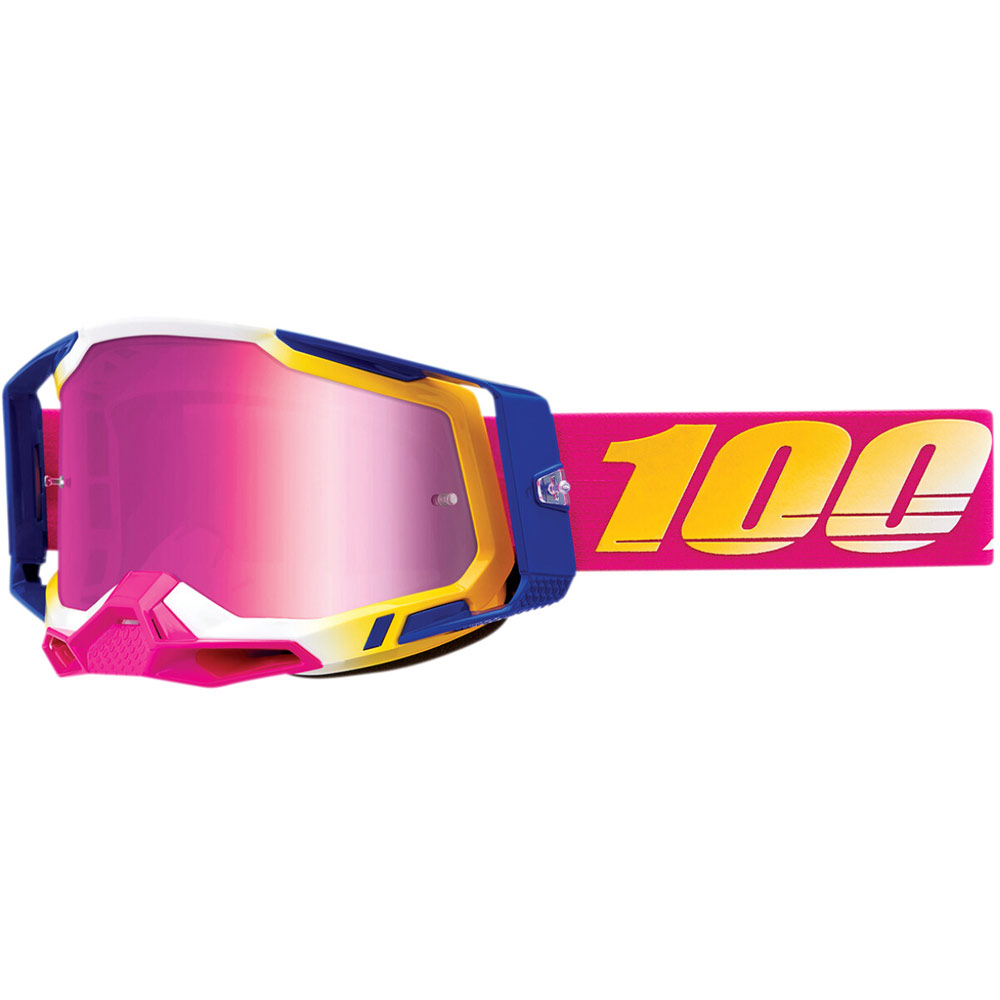 100% Racecraft 2 Mission MX MTB Brille pink verspiegelt