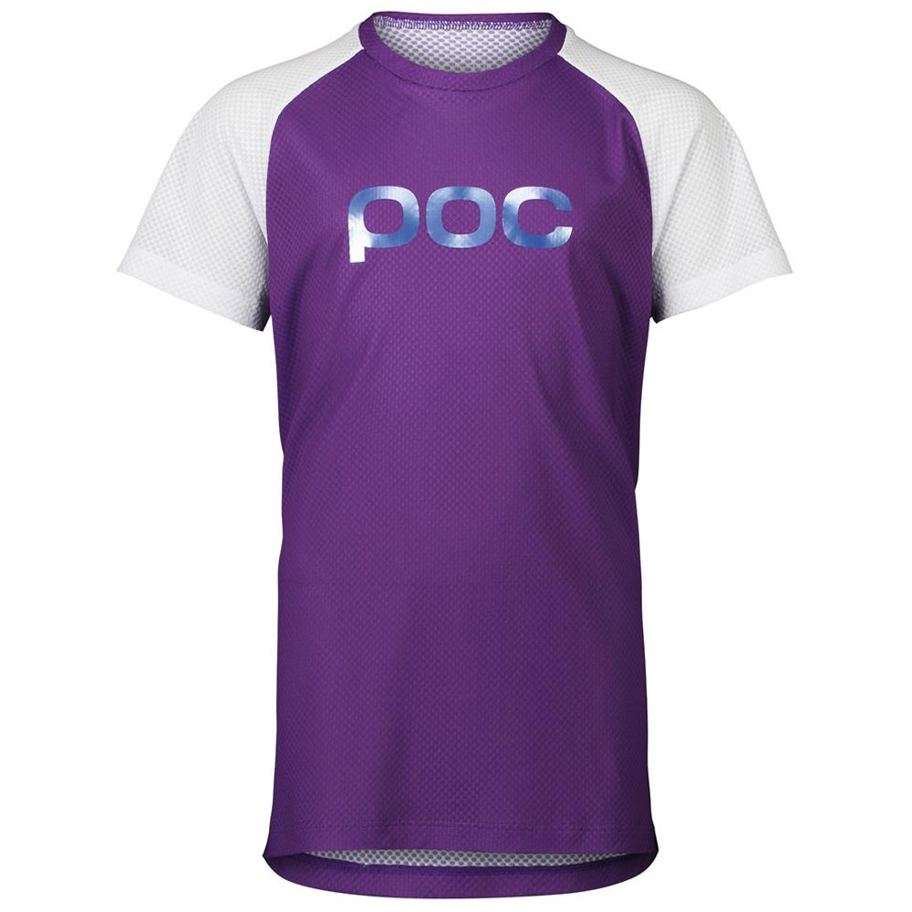 POC Y'S Essential MTB Tee T-Shirt sapphire lila/weiss