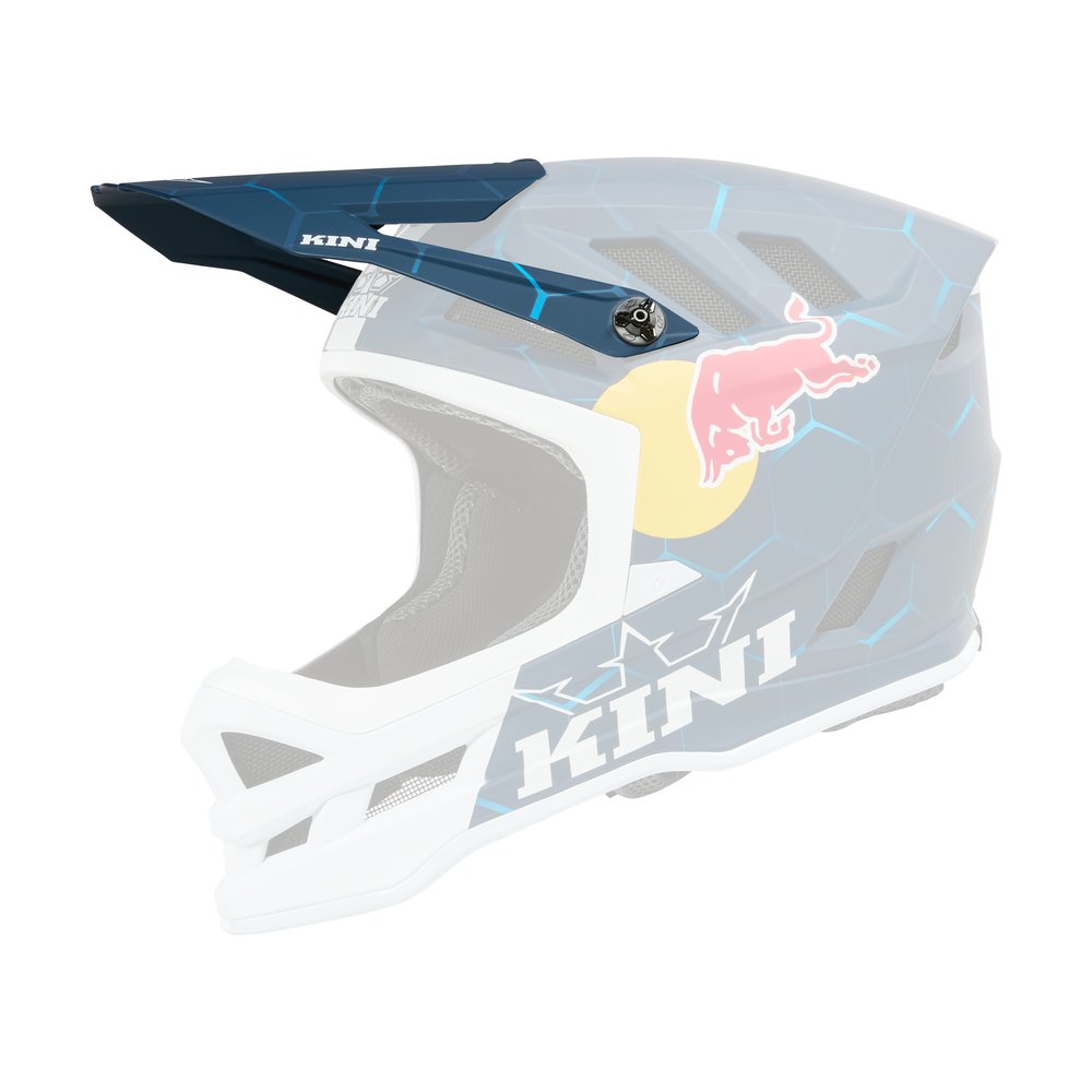 KINI RED BULL Helmschirm DHC MTB Helm 1.0 blau/weiss