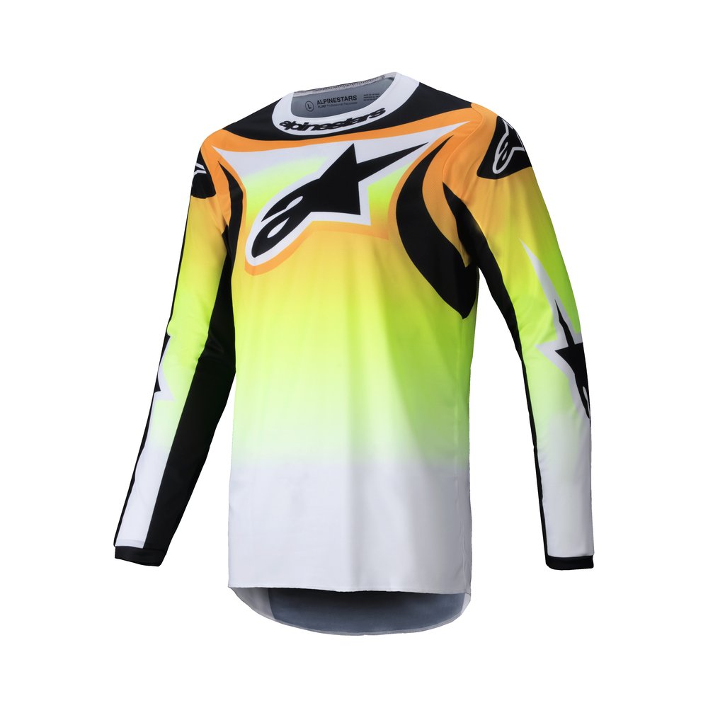 ALPINESTARS Fluid Wurx Jersey gelb schwarz ALPINESTARS Fluid Wurx Jersey gelb schwarz