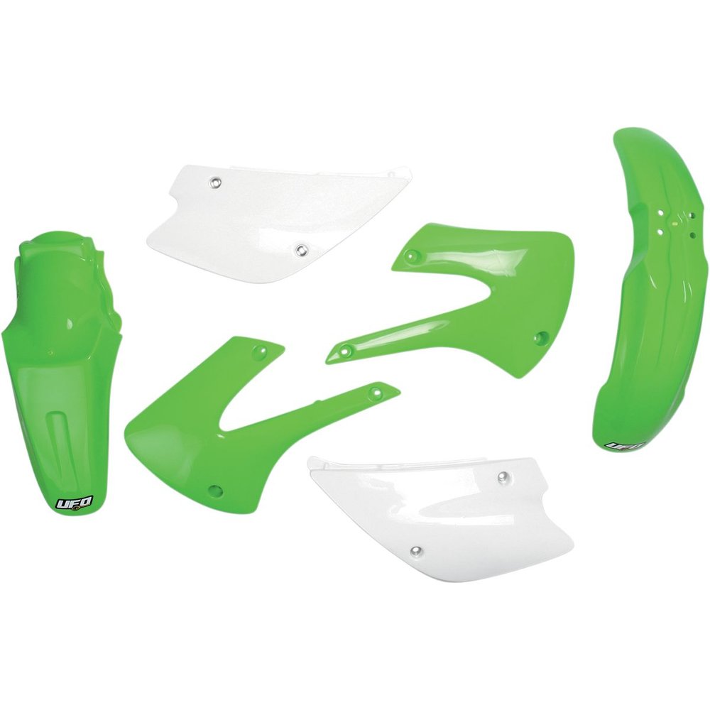 UFO Komplettes Karosserie-Kit Plastikteile Kawasaki KX85 STYLED 01-9 OEM Farbe