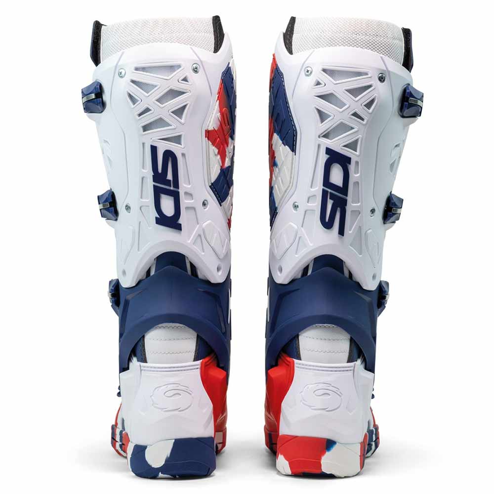 SIDI Crossfire X Motocross Stiefel weiss navy rot SIDI Crossfire X Motocross Stiefel weiss navy rot