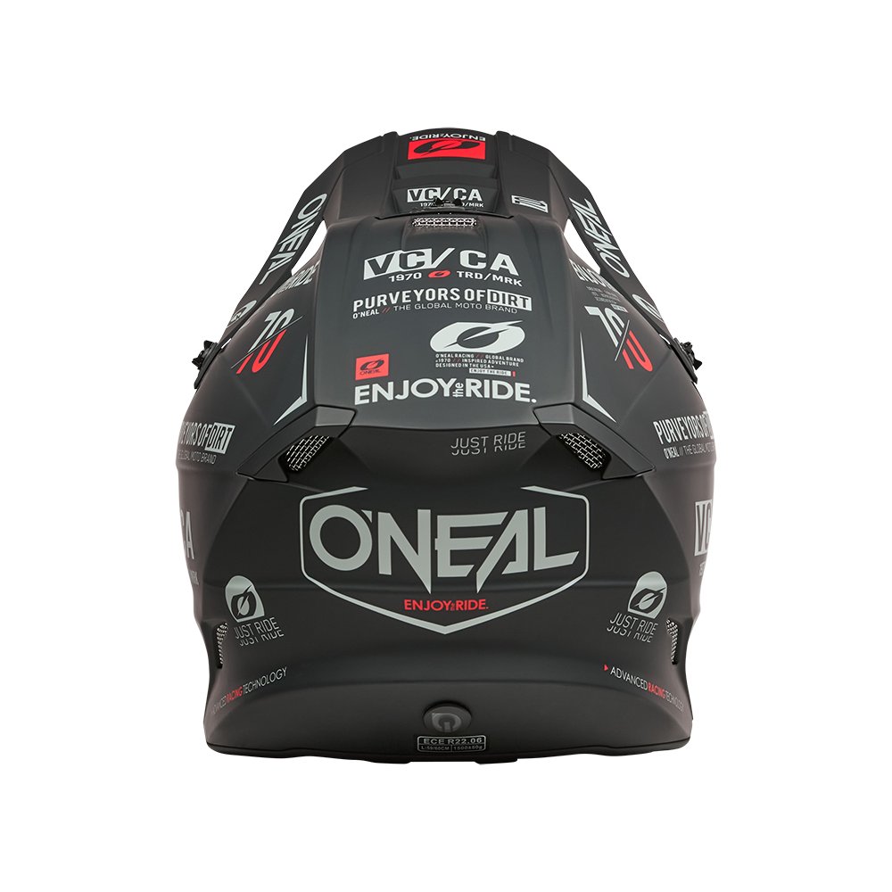 ONEAL 5SRS Polyacrylite Helm Brand schwarz/grau ONEAL 5SRS Polyacrylite Helm Brand schwarz/grau