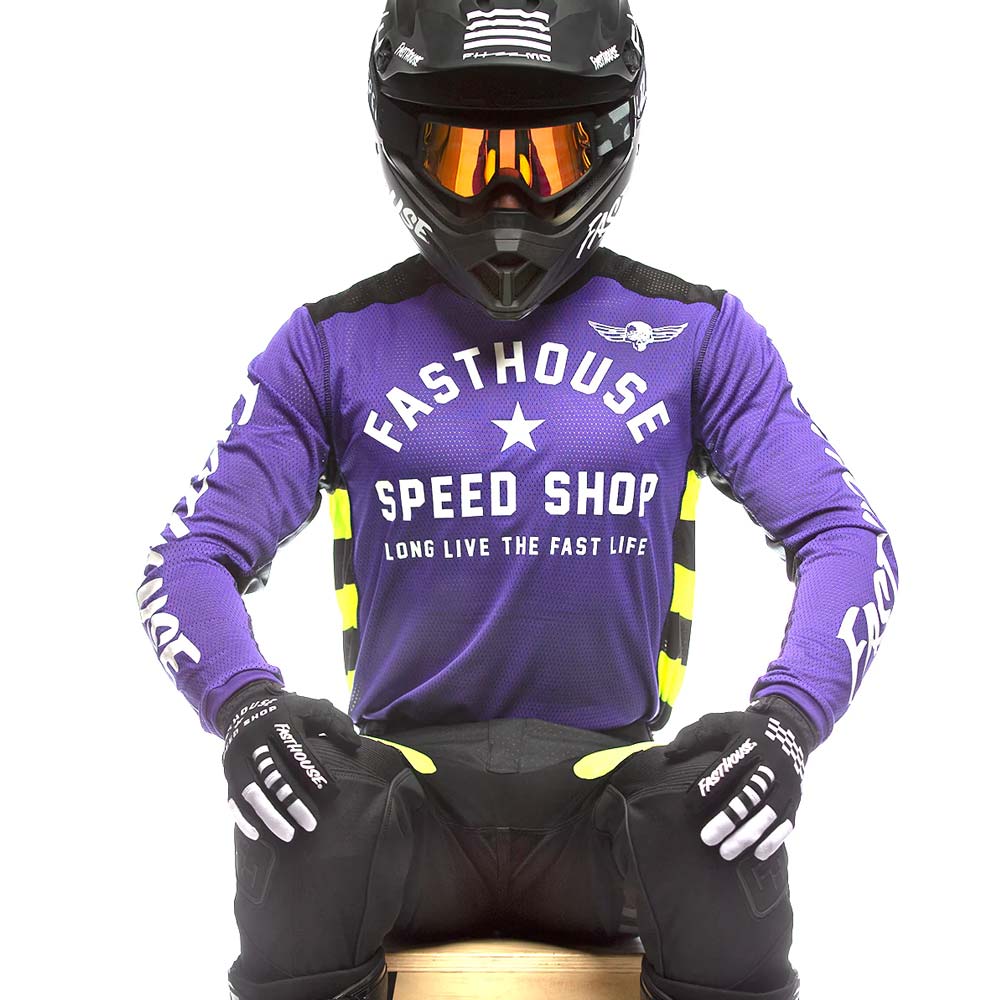 FASTHOUSE Grindhouse Originals Jersey lila schwarz FASTHOUSE Grindhouse Originals Jersey lila schwarz