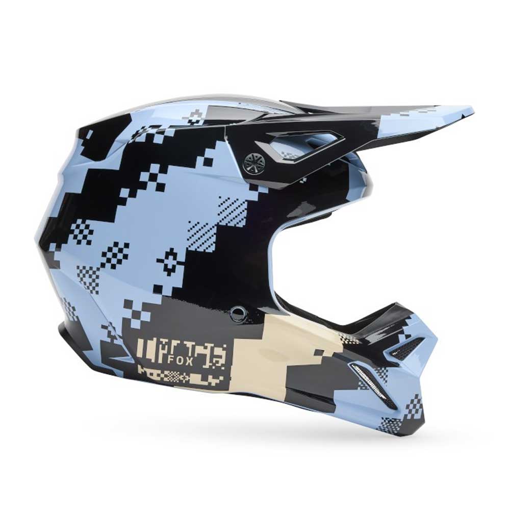 FOX V1 DIGI IMAGE HELMET Motocross Helm Hell Slate