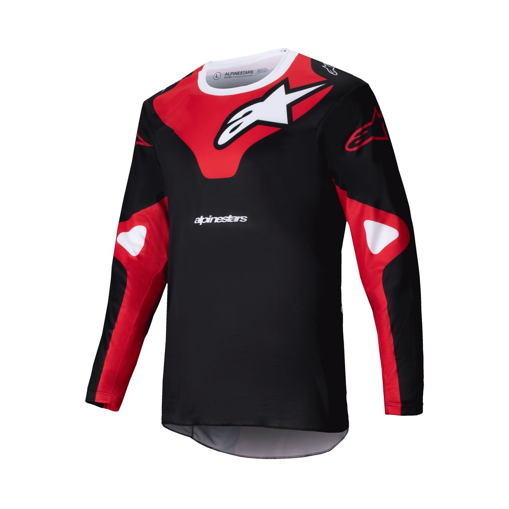 ALPINESTARS Racer Veil Jersey schwarz rot ALPINESTARS Racer Veil Jersey schwarz rot