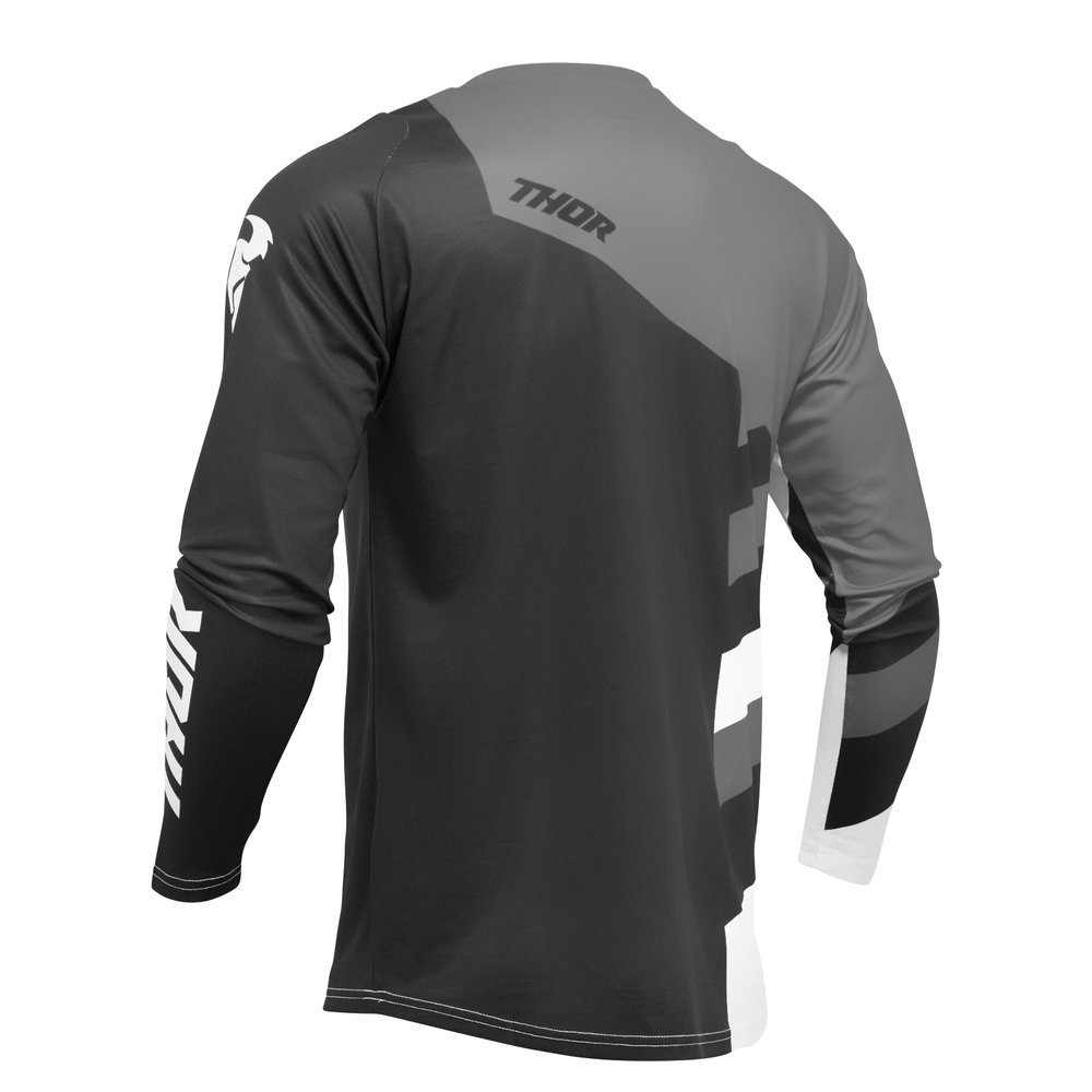 THOR Sector Checker Jersey schwarz grau THOR Sector Checker Jersey schwarz grau