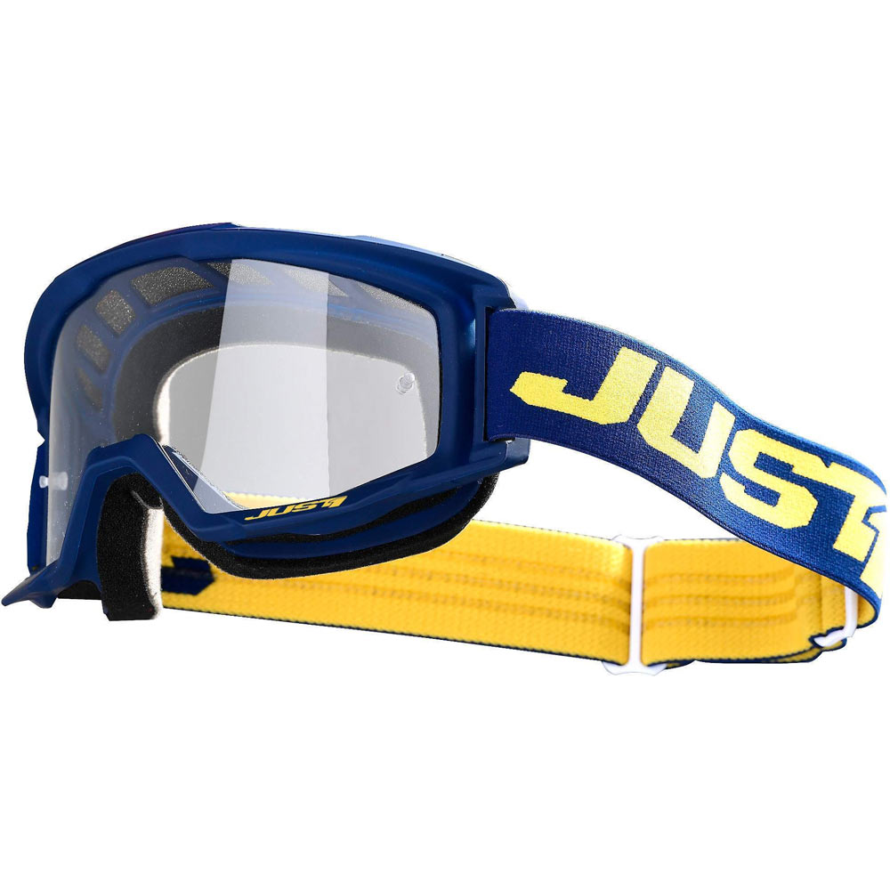 JUST1 Vitro MX MTB Brille blau gelb