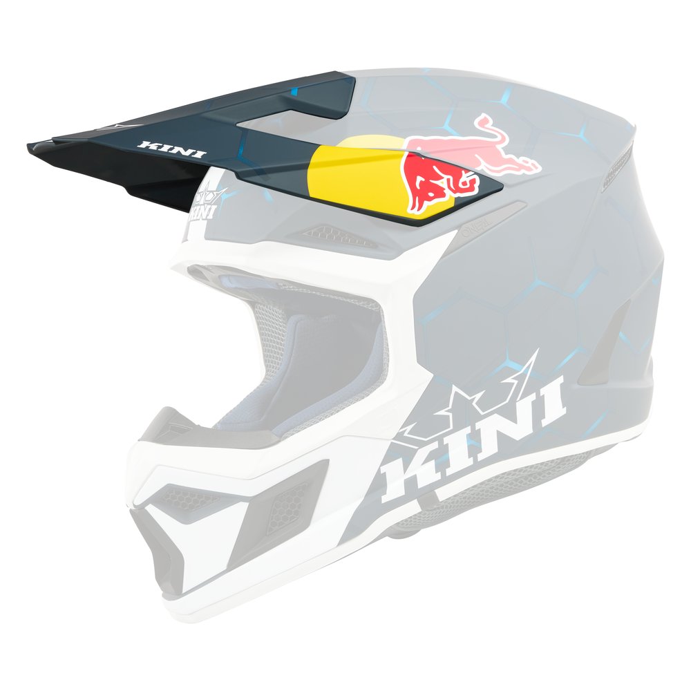 KINI RED BULL Helmschirm MX3 Youth 1.0 Kinder Motocross Helm blau/weiss