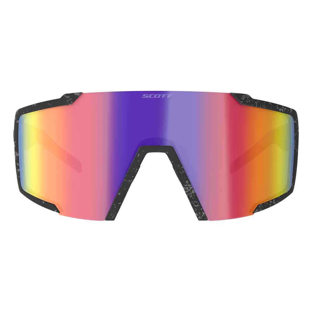 SCOTT Shield Compact Sonnenbrille marble schwarz türkis verspiegelt SCOTT Shield Compact Sonnenbrille marble schwarz türkis verspiegelt