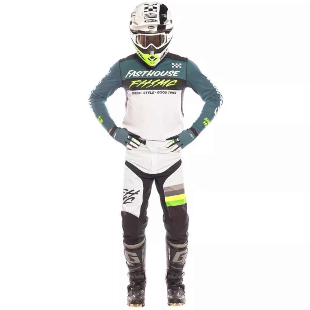 FASTHOUSE Elrod Evoke Motocross Hose weiss indigo