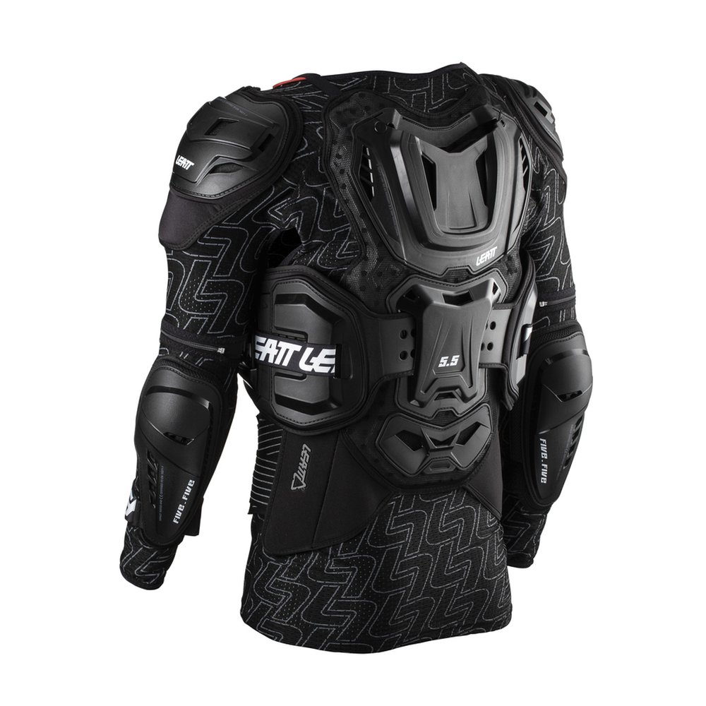 LEATT 5.5 Motocross Protektorjacke schwarz