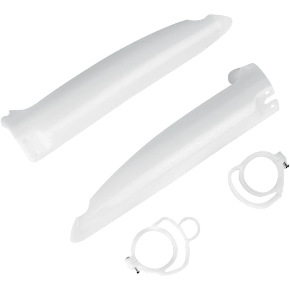 UFO Gabelschutz Kawasaki KX125/250/500 94-95weiss UFO Gabelschutz Kawasaki KX125/250/500 94-95weiss