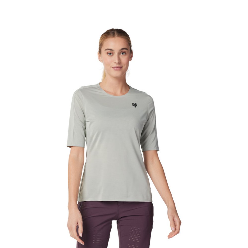 FOX W FLEXAIR ASCENT SS JERSEY kurzärmlig für Frauen Grau Vintage