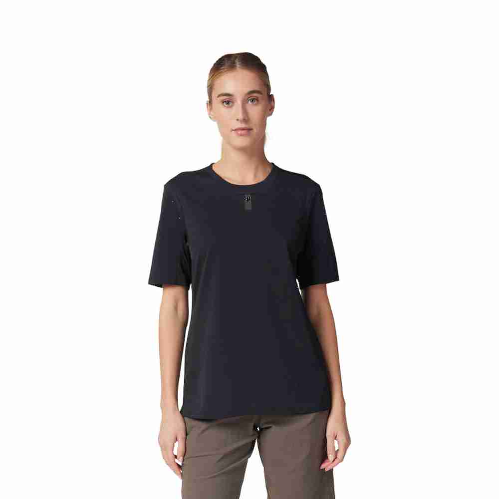 FOX WOMEN DEFEND MTB Jersey kurzärmlig Schwarz