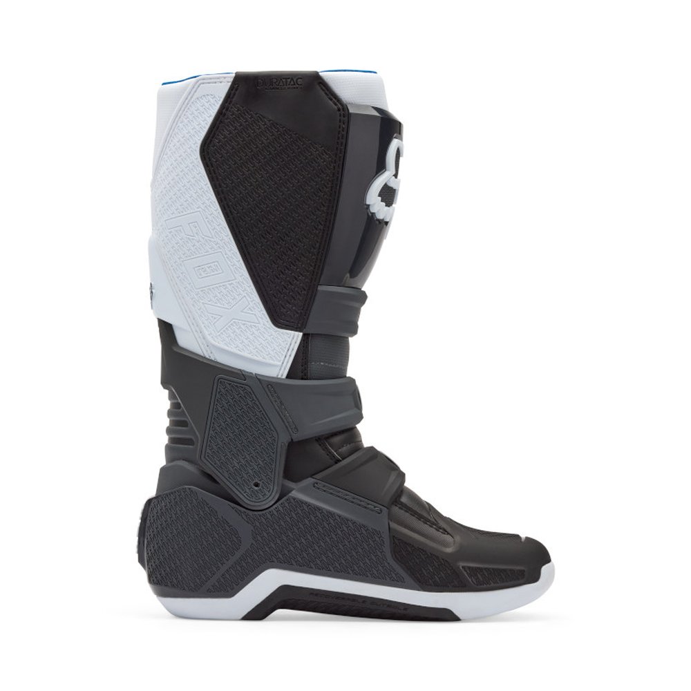 FOX MOTION BOOT Motocross Stiefel Schwarz/Grau/Weiss