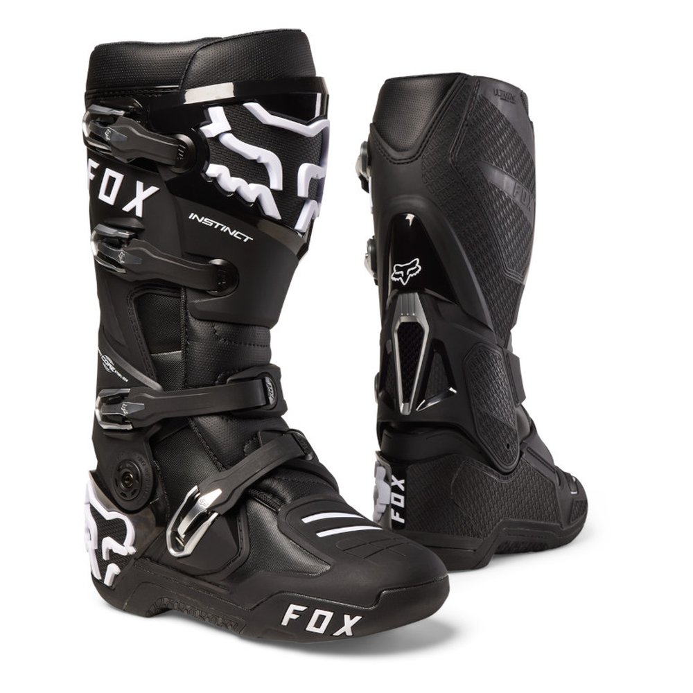 FOX INSTINCT Motocross Stiefel Schwarz