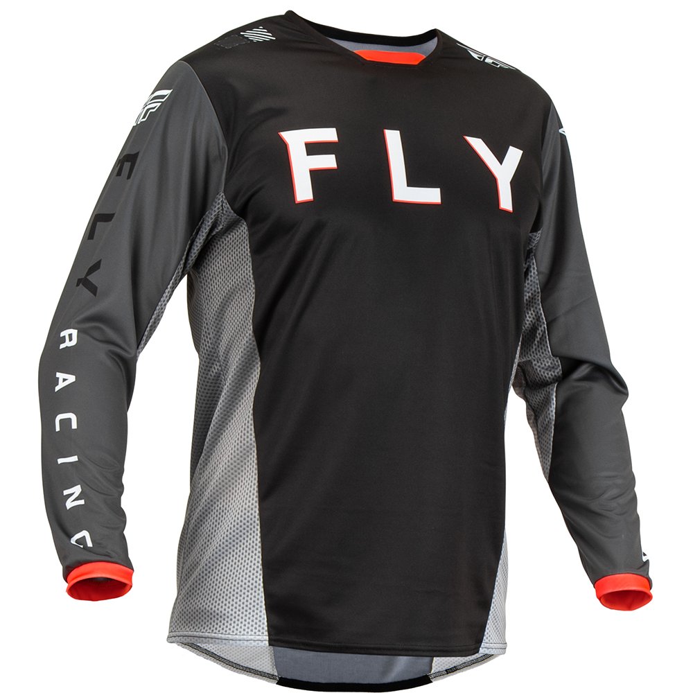 FLY Kinetic Kore MX MTB Jersey schwarz grau