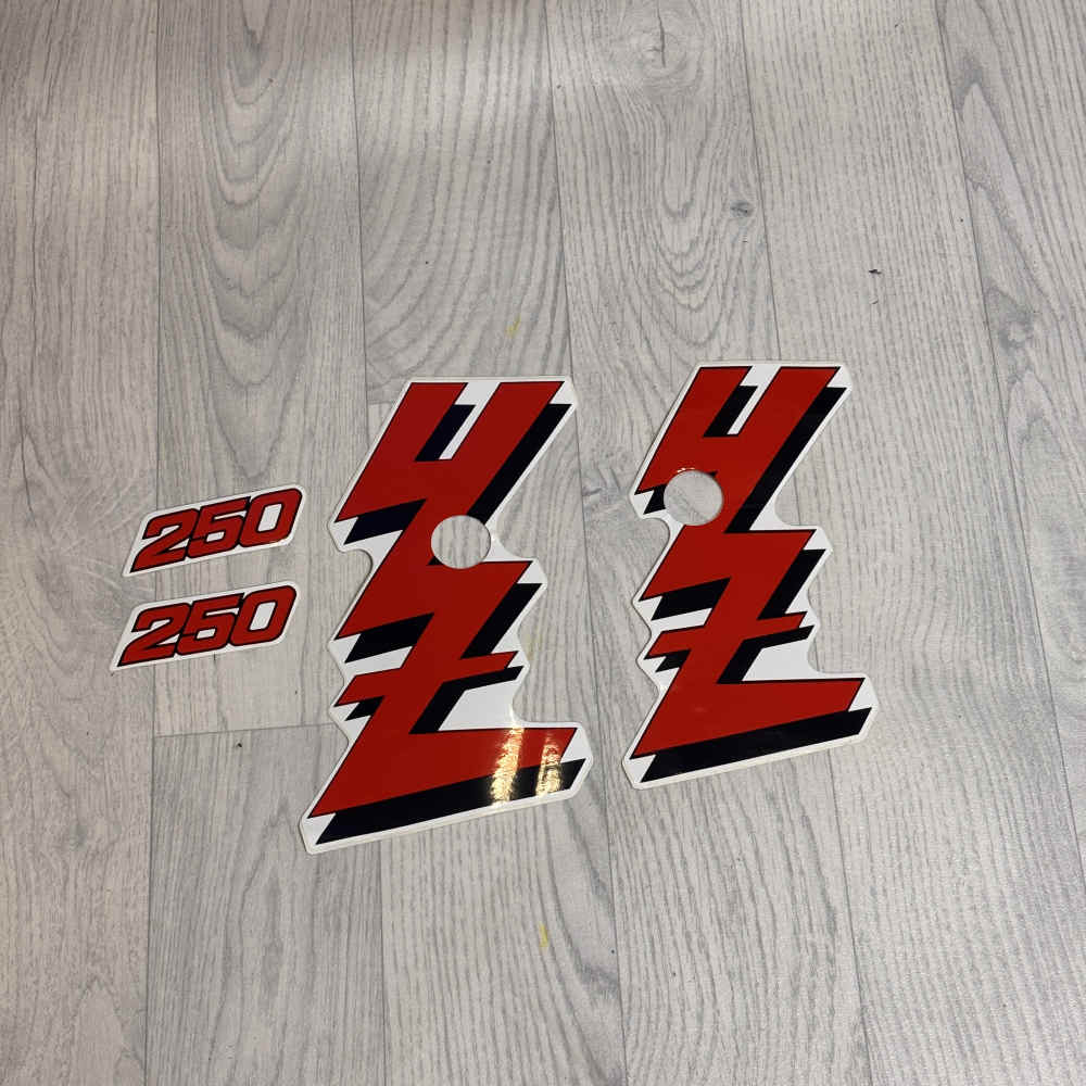 TECNOSEL Aufkleber Yamaha YZ 250 Motocross Motorrad Decals Vintage retro